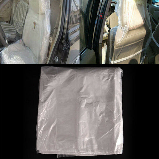 Disposable Plastic Car Seat Cover — Dustproof & Waterproof
