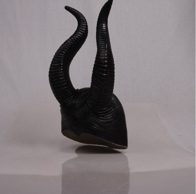 Halloween Maleficent Latex Headgear