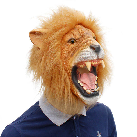 Cute Lion Latex Mask – Halloween & Costume