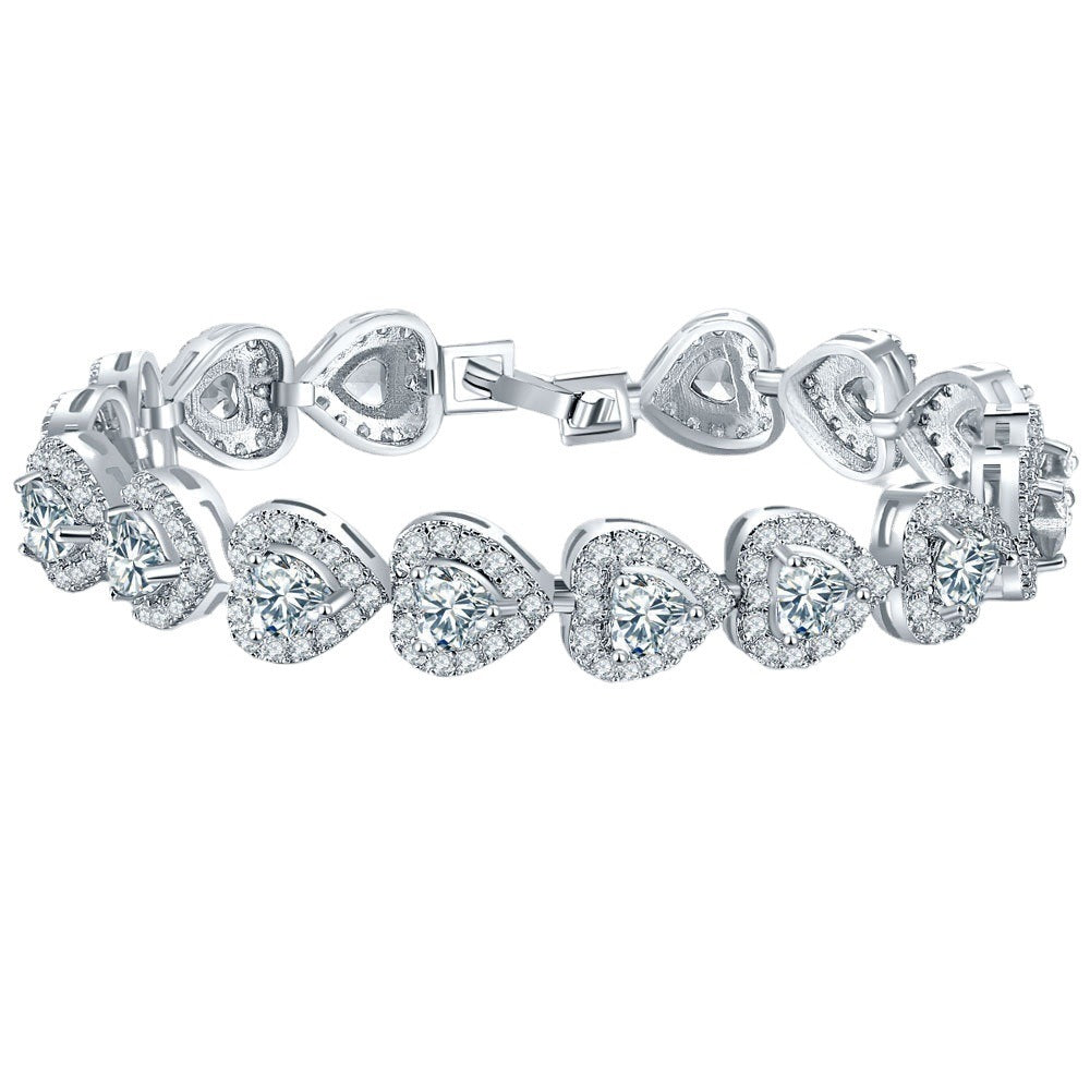 Women's Simple Fashion Hollowed-out Rhinestone Zircon Bracelet