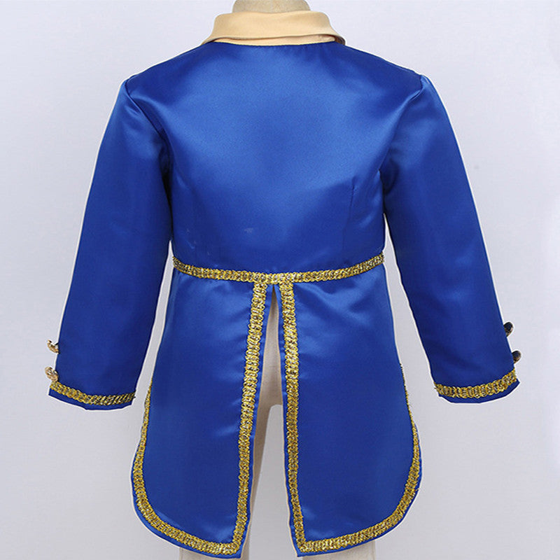 Kids’ Halloween Diagonal Neck Tuxedo – Cosplay Costume