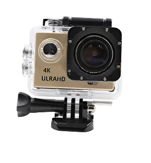 4K Waterproof Sports Action Camera with WiFi, 2.0” LCD & 170° Wide-Angle Lens