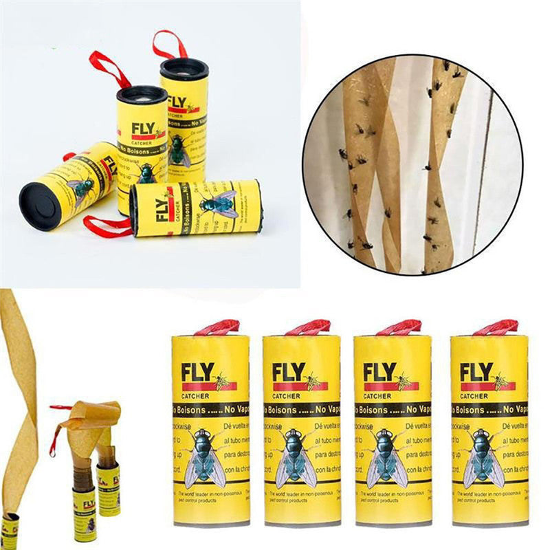 502 Super Glue Fly Roll — Non-Toxic Insect & Fly Trap for Home & Garden