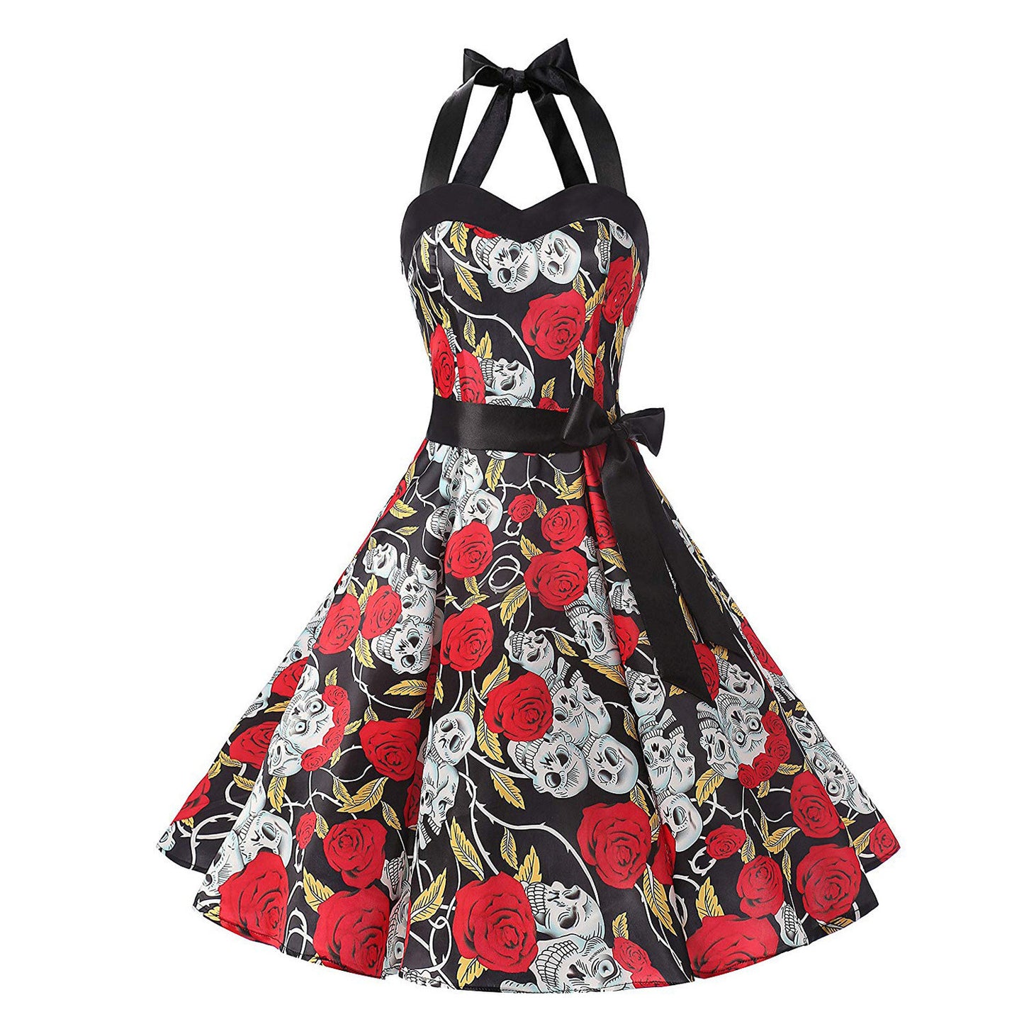 Halloween Hepburn Dress – Vintage Cotton Style