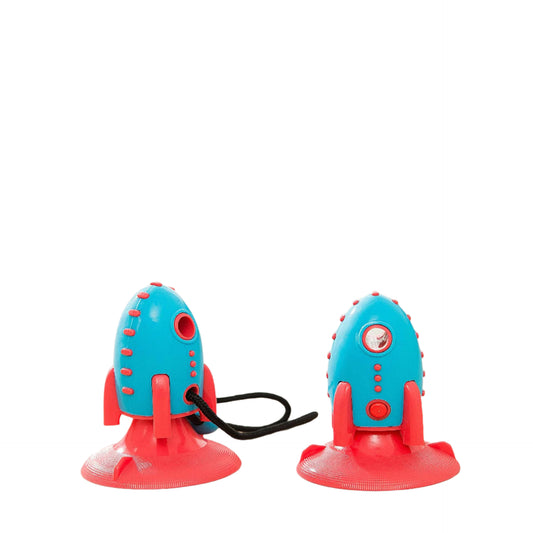 Rocket Dog Leaking Food Bite Toy — Silicone Chew for Oral Health