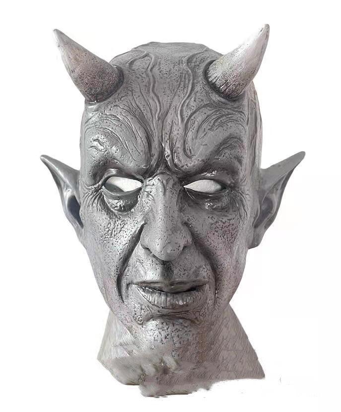 Horned Demon Latex Halloween Mask