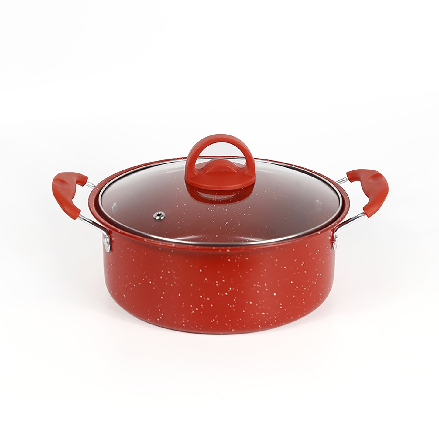 13 Pieces Pot Set – Non-stick Frying Pan, Soup Pots, Omelette Pots, Ceramic Coating, Glass Cover, Cast Iron