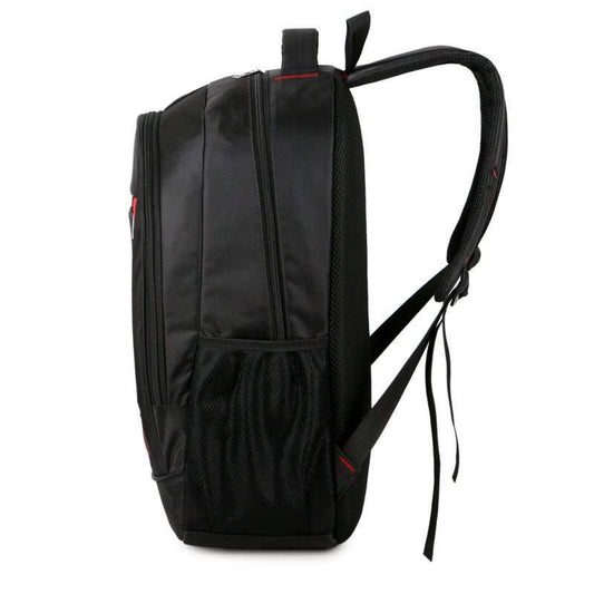 Black Oxford cloth computer bag backpack with breathable and anti-theft features.