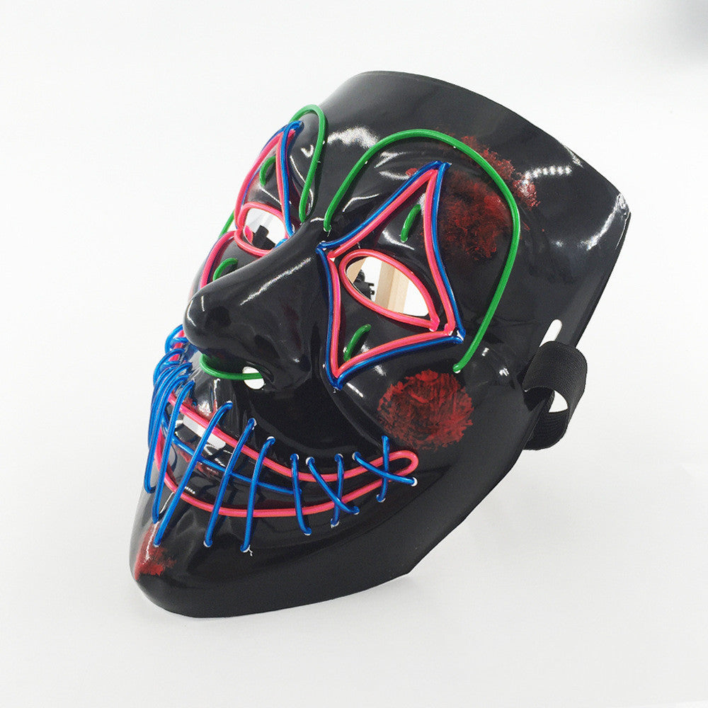 Halloween LED Glowing Eyebrow Mask