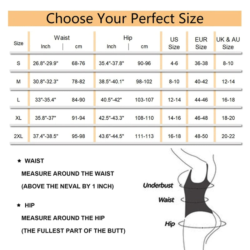 Tummy Control Shapewear High Waist Body Shaper Slimming Butt Lifter