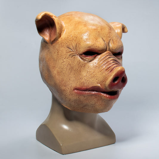 Scary Halloween Pig Head Mask – Latex Costume