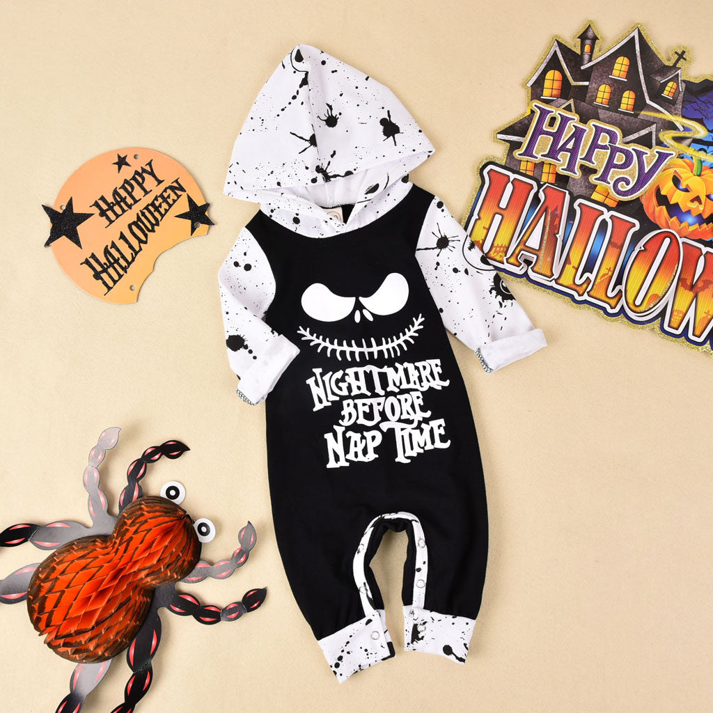 Halloween Hooded Cotton Romper