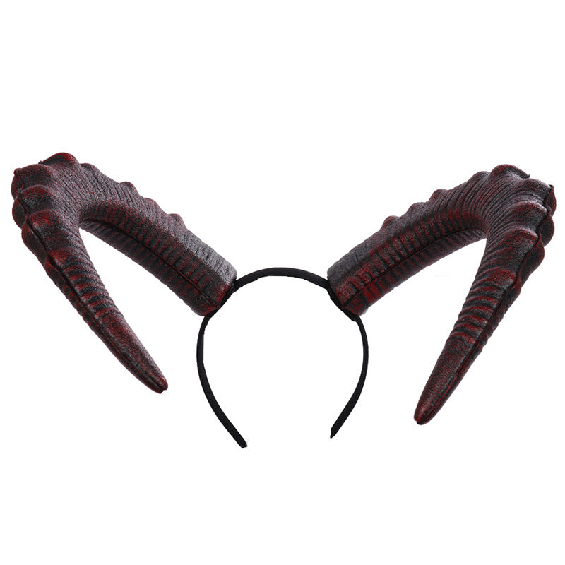 Party Decoration Devil Horns Headdress Ghost Festival Ball Head