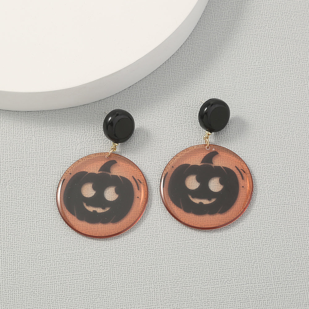 Geometric Halloween Earrings – Simple & Stylish