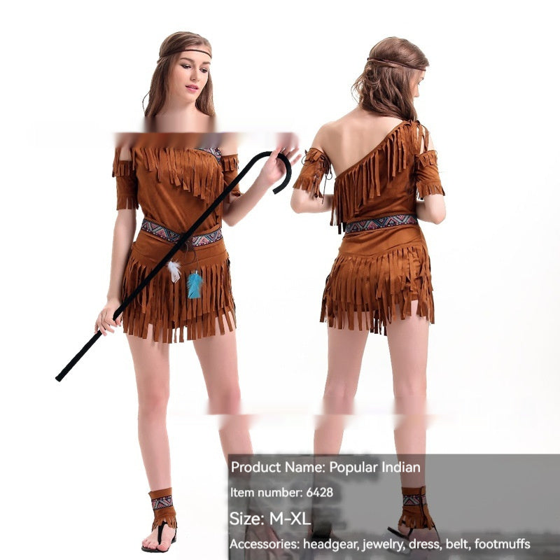 Women's Printed Halloween Costume Suit – Complete Set