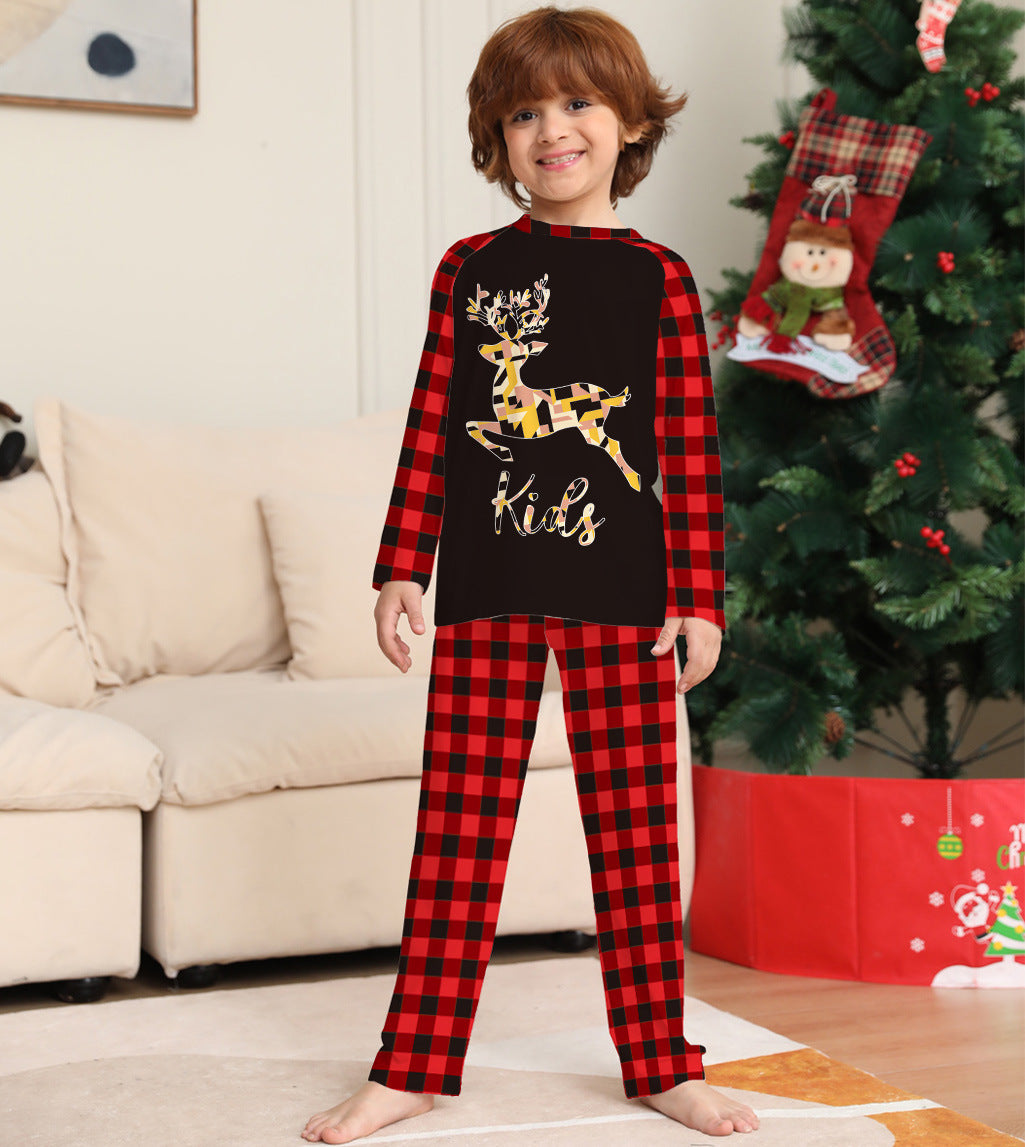 Deer Print Halloween Family Pajama Set