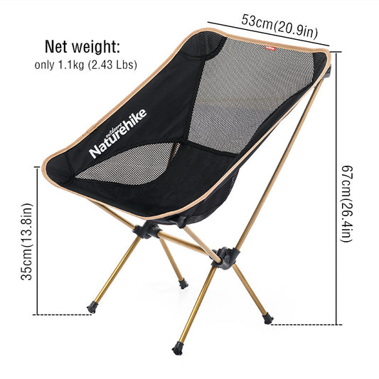 Ultra-Light Aluminum Moon Chair – Portable Outdoor Seat