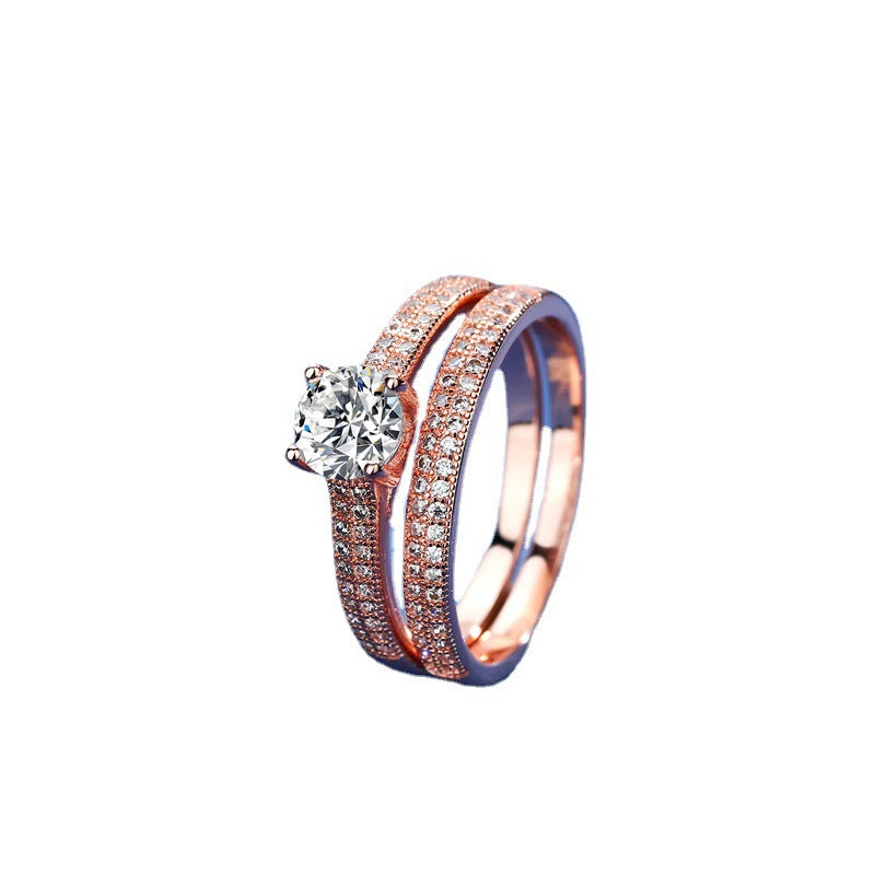 European And American Fashion Ring Set