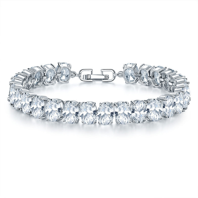 Women's Simple Fashion Hollowed-out Rhinestone Zircon Bracelet