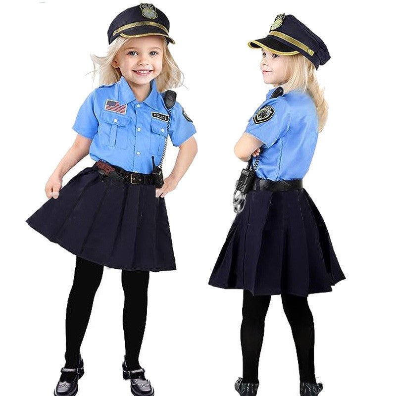 Kids Police Officer Halloween Costume