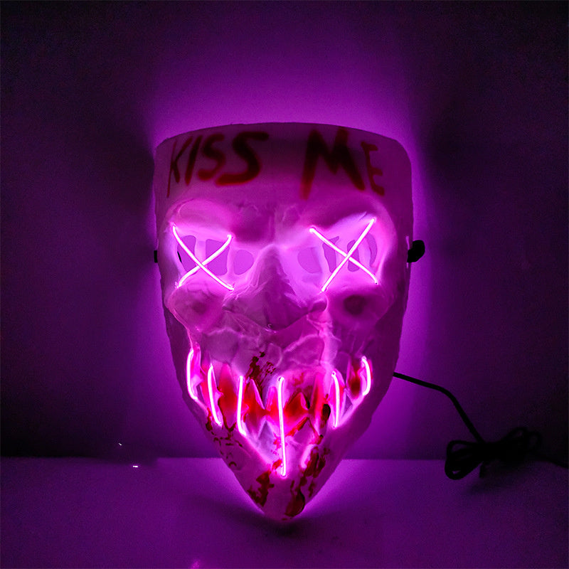 Halloween Luminous Tricky Face Mask