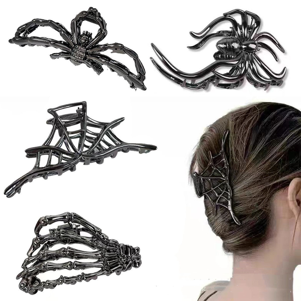 Halloween Bat Barrettes – 3 Pack