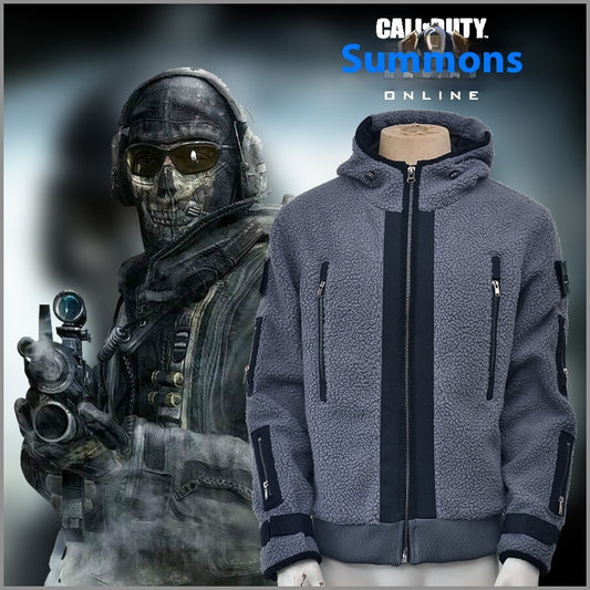 Halloween Skull Ghost Fleece Jacket