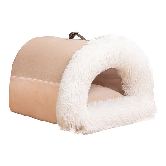 Portable Pet Nest – Warm Cozy Bed for Cats & Dogs