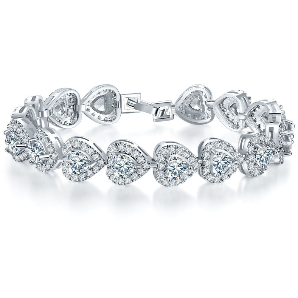 Women's Simple Fashion Hollowed-out Rhinestone Zircon Bracelet