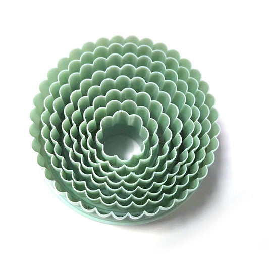 Cookie & Cake Mold Set – Light Blue Baking Tools(8-Piece)