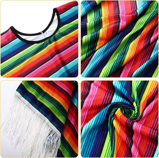 Mexican Cloak & Beard Hat – Halloween Party Costume