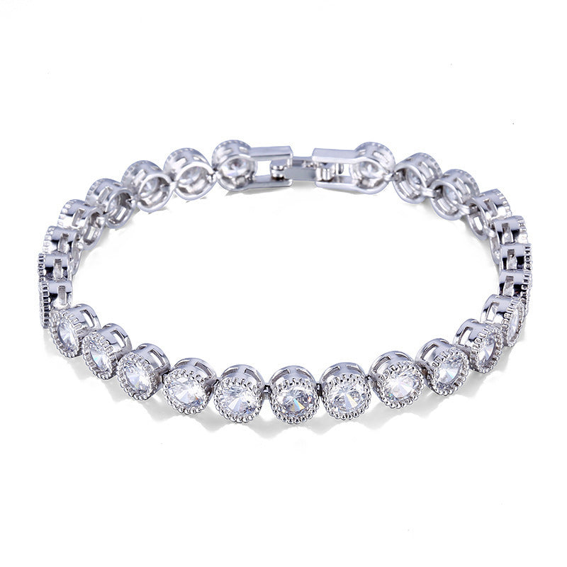 Women's Simple Fashion Hollowed-out Rhinestone Zircon Bracelet