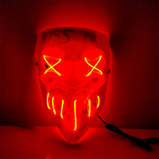 Halloween Luminous Tricky Face Mask