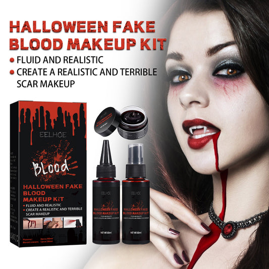 Halloween Fake Blood Makeup Set – Realistic Effects