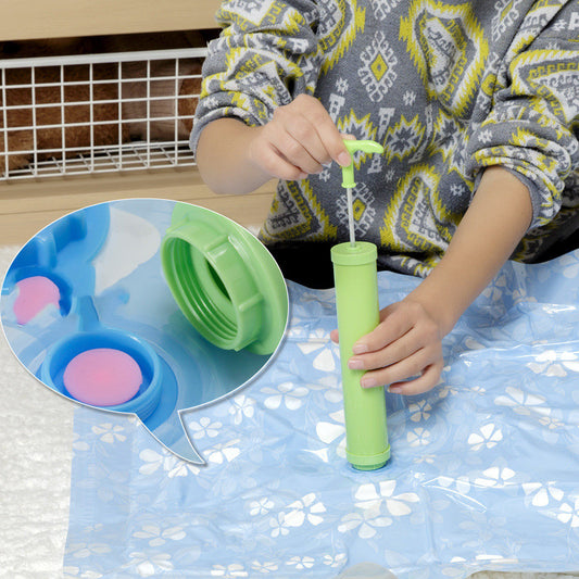 Vacuum Compression Bag Storage Set with Hand Pump(11-Piece)