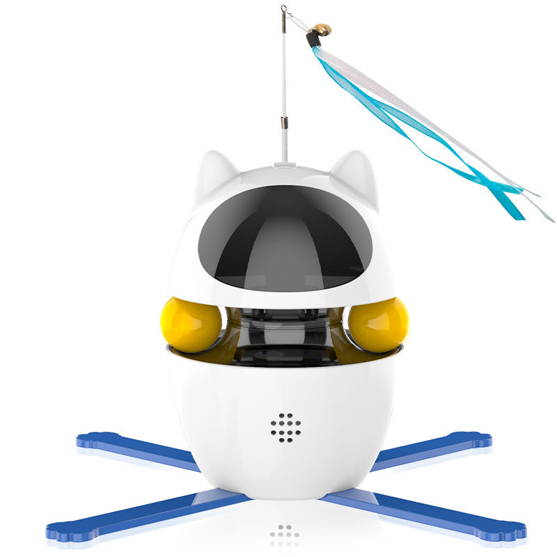 Automatic Interactive Cat Toy with Elastic Rope