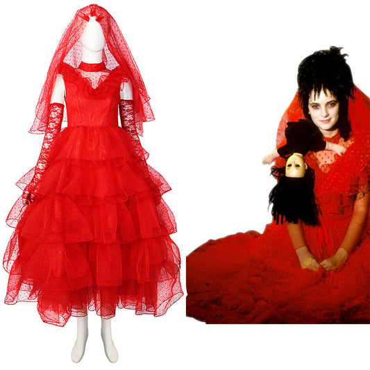 Beetlejuice Cosplay Wedding Dress for Kids