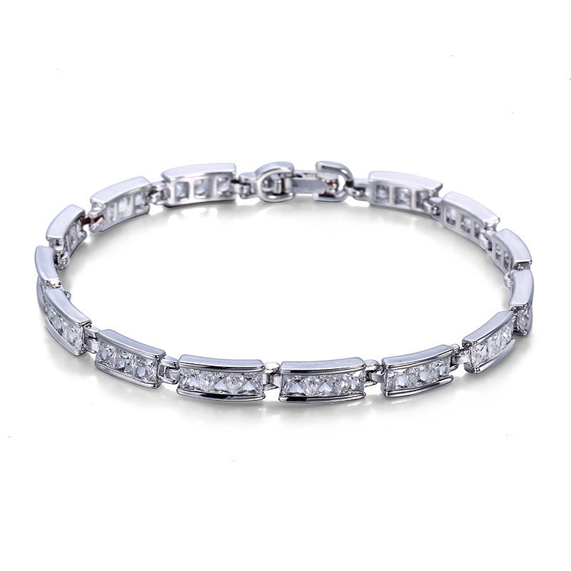 Women's Simple Fashion Hollowed-out Rhinestone Zircon Bracelet