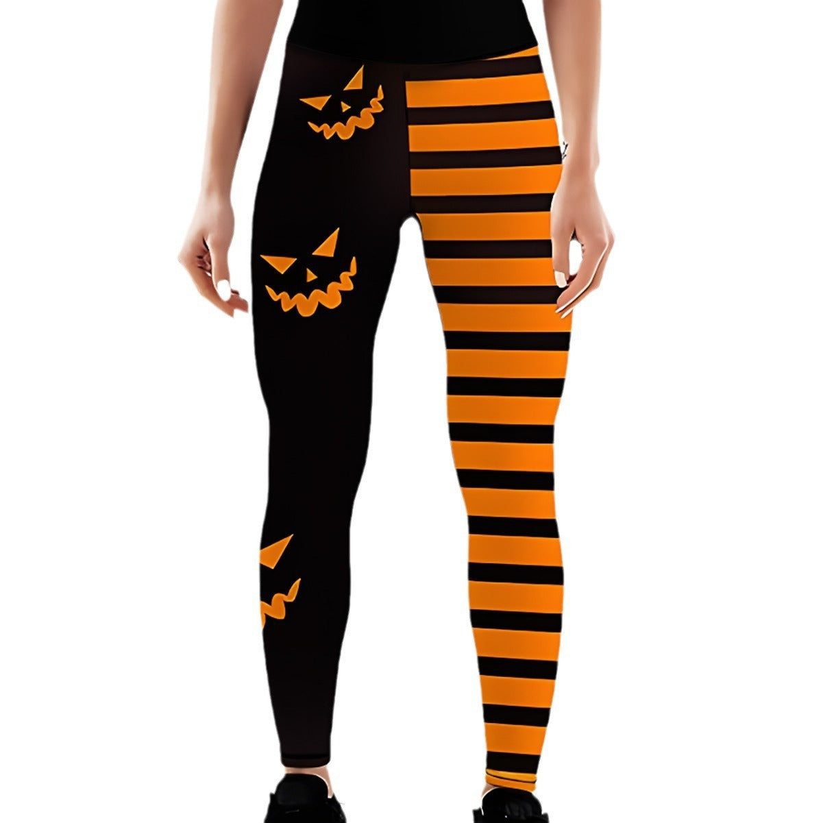 Halloween Printed Yoga Leggings for Women