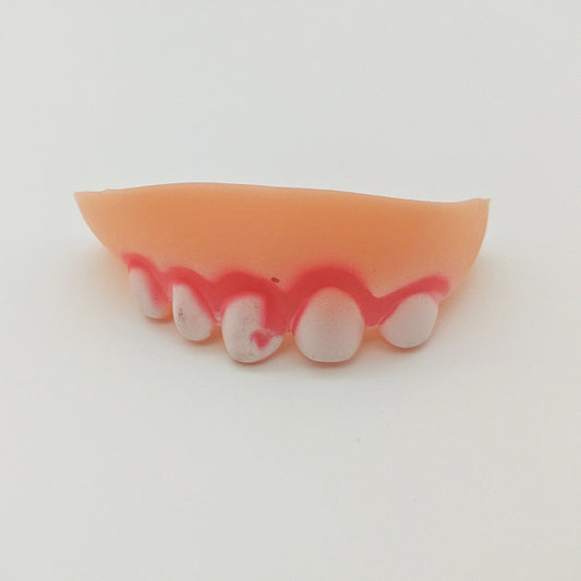 Halloween Funny Fake Teeth Toy – Silicone Dentures