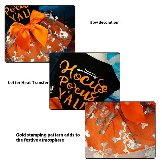 Halloween Skull Costume for Dogs & Cats