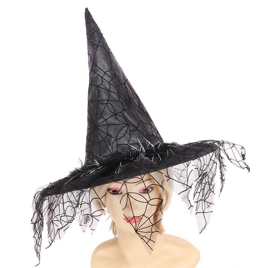 Halloween Witch Hat – Mesh Party Prop