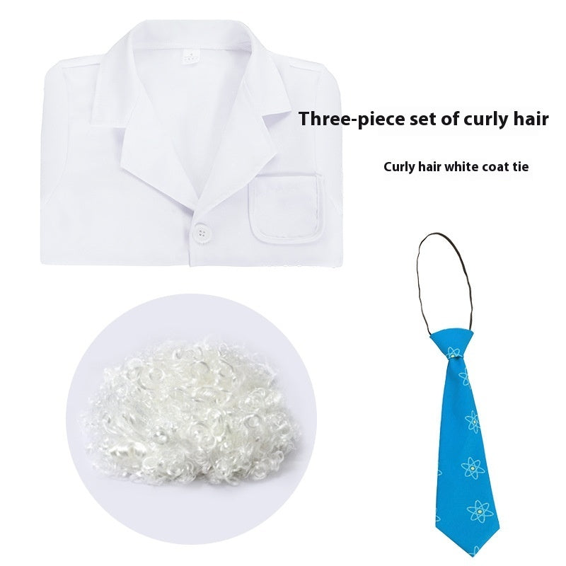 Children’s Halloween Scientist Costume – White Coat Set