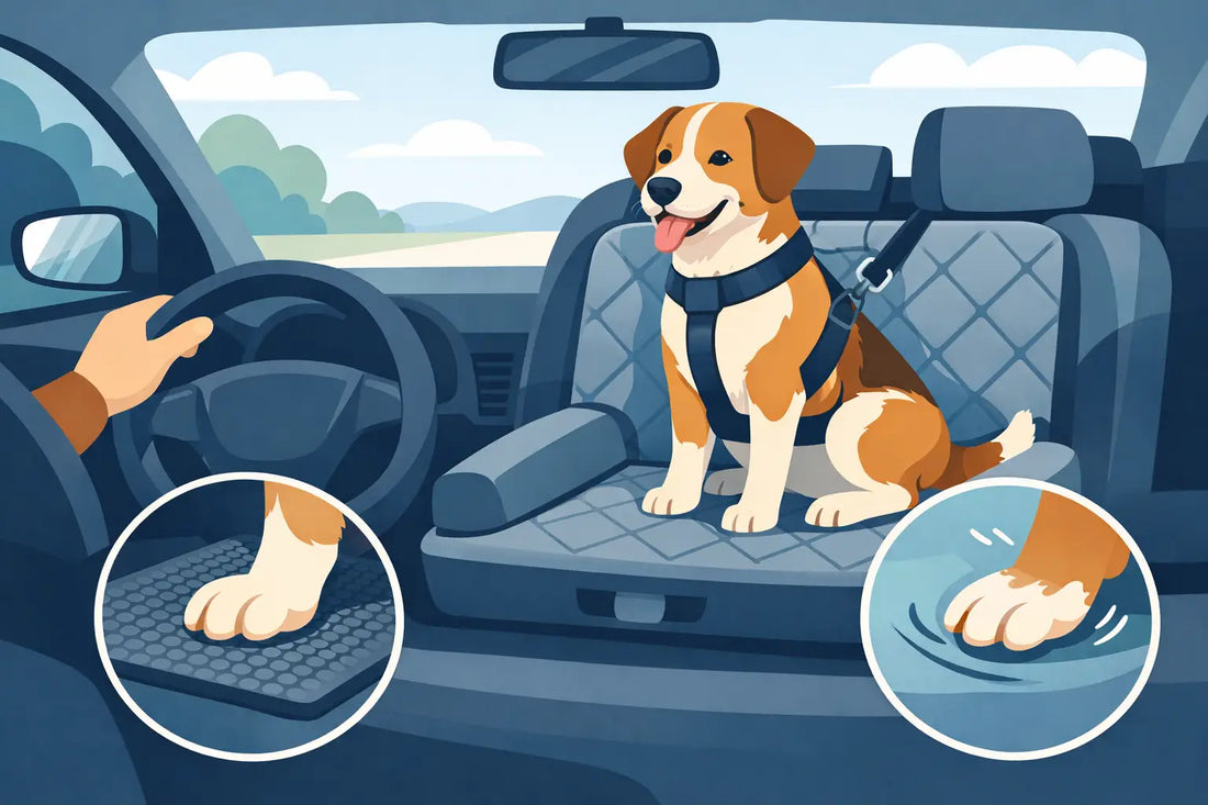 How to Stop Dog Slipping in Car Safely