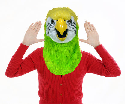 Gray Wolf Plush Headgear – Halloween Costume Prop