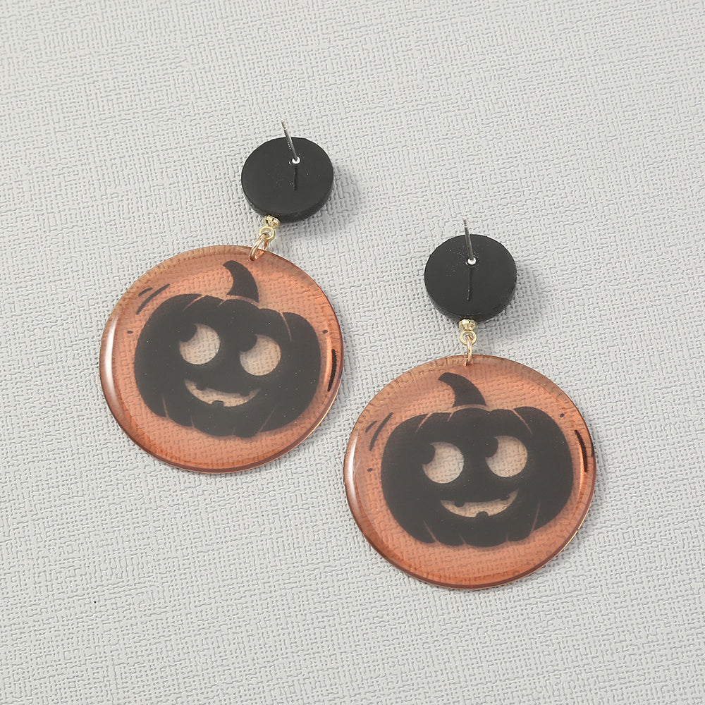 Geometric Halloween Earrings – Simple & Stylish