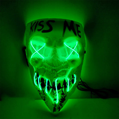 Halloween Luminous Tricky Face Mask