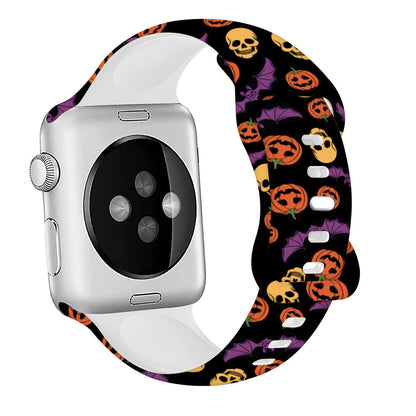 Halloween Silicone Watch Strap – Compatible with Apple Watch