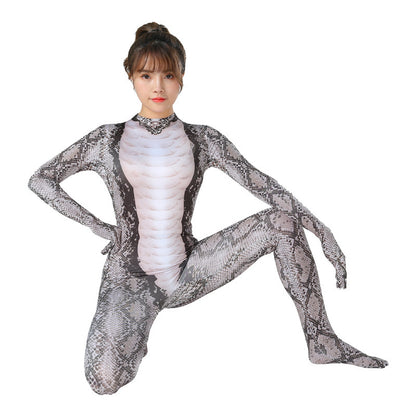 Green Python Halloween Bodysuit – Adults & Kids