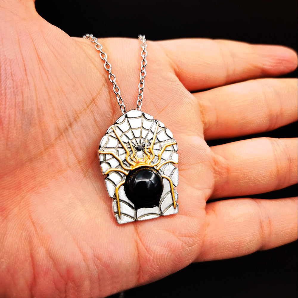 Gothic Spider Necklace – Punk Style Jewelry